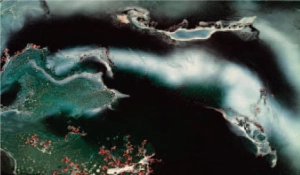 H.H.第三世多杰羌佛藝術西畫欣賞 － 雪山上的茅篷石屋